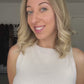 DIMENSIONAL LIGHT BLONDE // LUXE WIG // 16 INCHES // M CAP