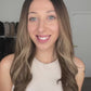 Warm Brunette Balayage // Luxe Wig // 22 inches // S Cap