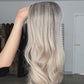 ASH BLONDE BALAYAGE // LUXE WIG // 16 INCHES // M CAP