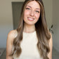 Brunette Balayage with Framing // Lace-Front Essentials Wig // 24 Inches // M Cap