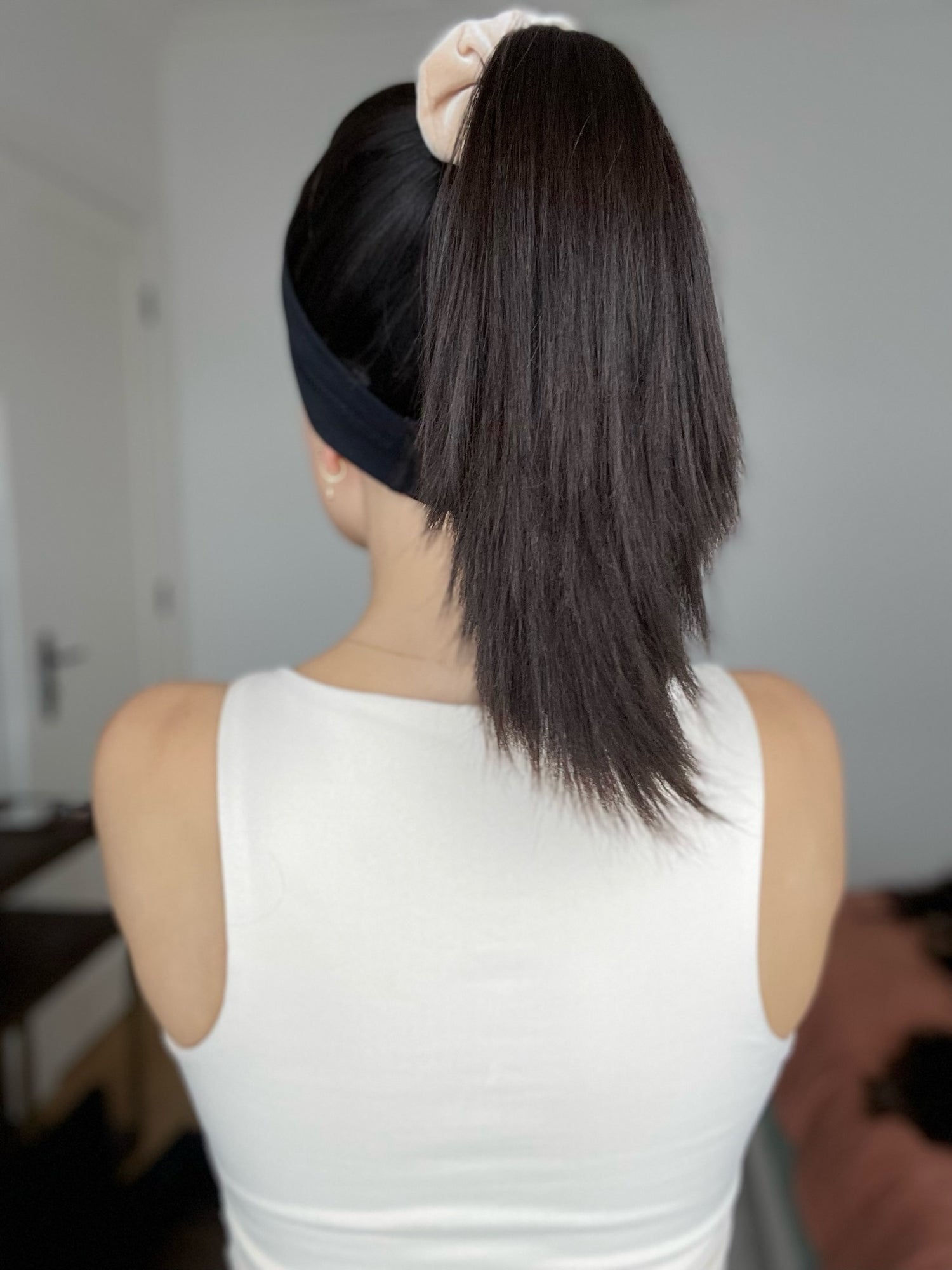Natural Black  // Workout Wig // 20 inches // L Cap