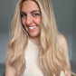 Beige Blonde Balayage 8x8 23 Inches Hair Topper
