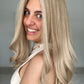 Beige Blonde Balayage 9x9 22 Inches Topper