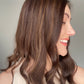 Dimensional Brunette 7x7 18 Inches Topper