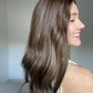 Honey Brunette Dimension 8x8 21 Inches Topper