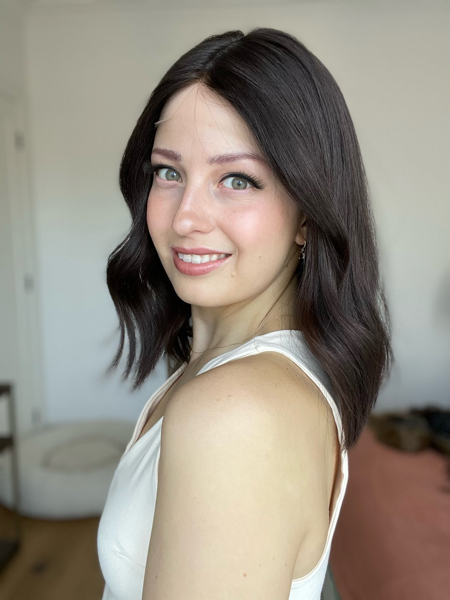 Natural Darkest Brunette // Game Changer Wig // 15 inches // S Cap