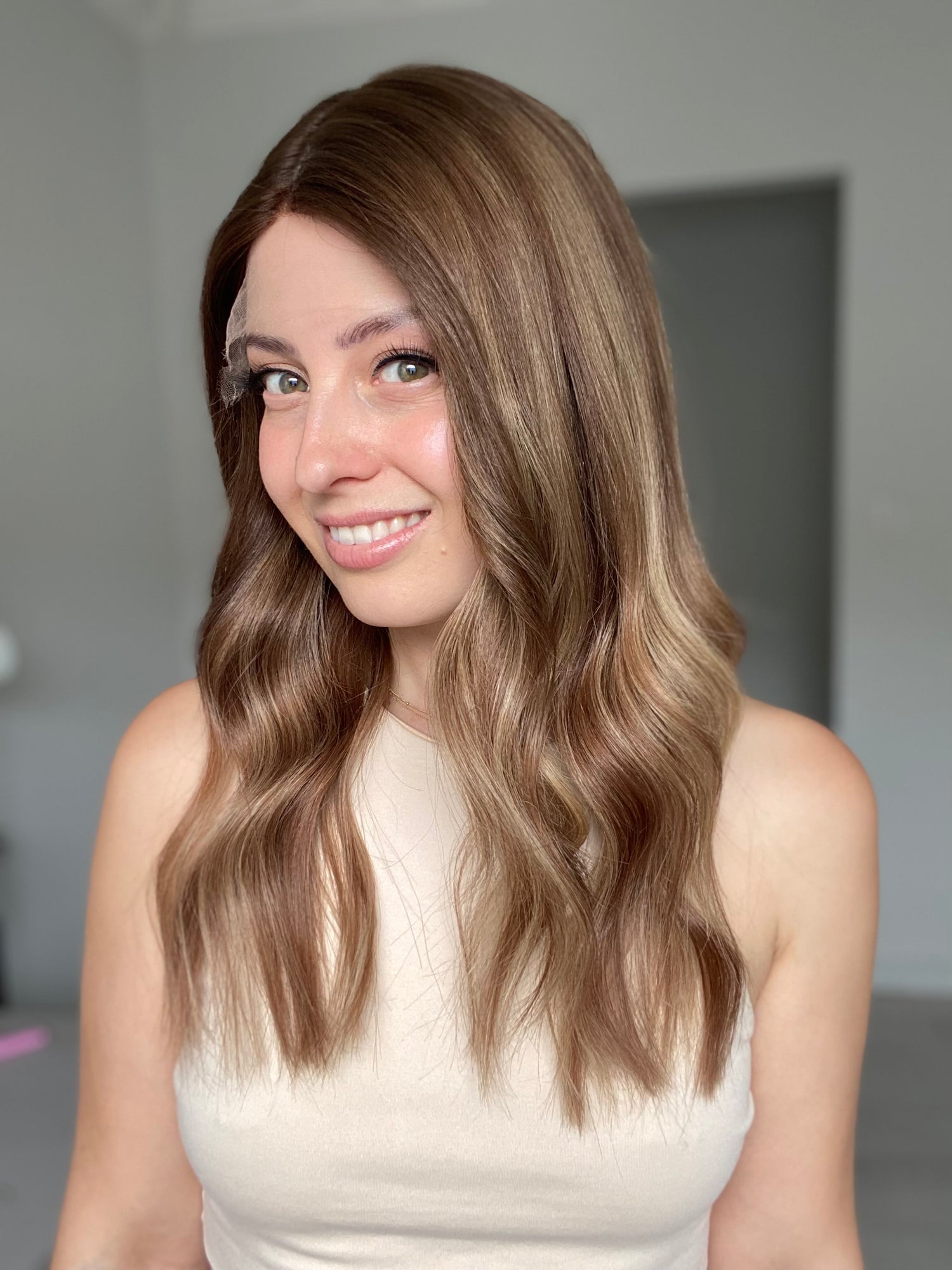 Soft Brunette Balayage // Game Changer Wig // 22 Inches // S Cap