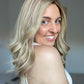 Dimensional Highlighted Blonde 9x9 18 Inches Topper