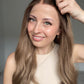 Light Mocha Balayage // Lace Topper // 10x10 // 22 Inches