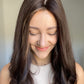 Natural Rich Brunette // 22 Inches // Hair Topper