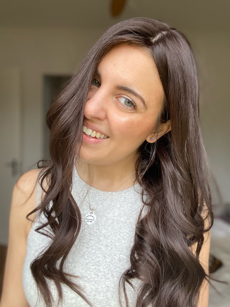 Natural Darkest Brunette (Pre-Cut) 9x9 24