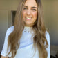 Low Density Rooted Bronde 9x9 20-22" Topper