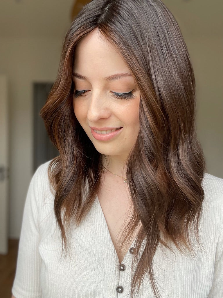 Balayage of I Only Date Brunettes // Essentials Wig // 16-18 inches // M Cap