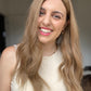 Light Balayage of Dreaming in Bronze 9x9 20" Topper