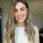 Balayage of Cheerleader Caramel 8x8 18-20" Topper