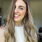 Balayage of Cheerleader Caramel 8x8 18-20" Topper