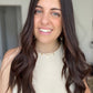 Balayage of Natural Darkest Brunette 8x8 22" Topper
