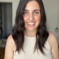 Natural Darkest Brunette 7x7 17" Topper