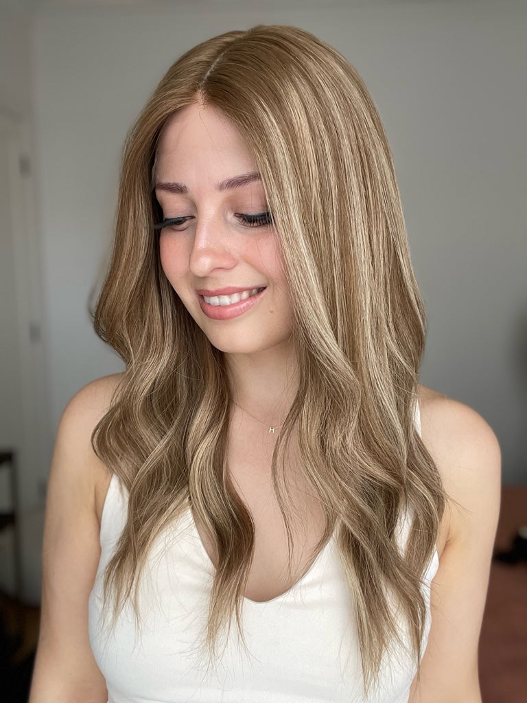 Warm Bronde Balayage // Game Changer Wig // 22 inches // M Cap