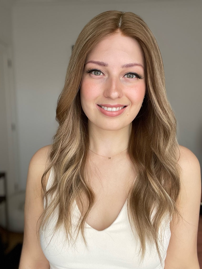 Warm Bronde Balayage // Game Changer Wig // 22 inches // M Cap