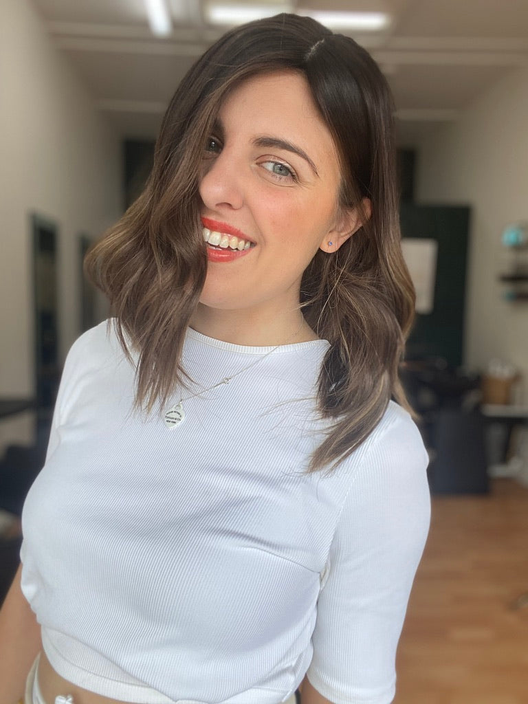 Dark Balayage of Stilettos Not Included 8x8 14-16