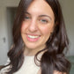 Natural Darkest Brunette 9x9 19" Topper