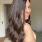 Natural Darkest Brunette 8x8 21" Topper