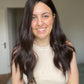 Natural Darkest Brunette 8x8 21" Topper