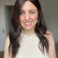 Natural Darkest Brunette 9x9 19" Topper