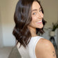 Dark Brunette Balayage 9x9 16 Inches Topper