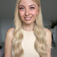 Creamy Dimensional Blonde // Lace Topper // 10x10 // 24 Inches