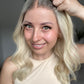Rooted Platinum Blonde // Lace Topper // 10x10 // 18 Inches