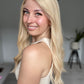 Creamy Dimensional Blonde // Lace Topper // 10x10 // 24 Inches