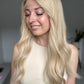 Creamy Dimensional Blonde // Lace Topper // 10x10 // 24 Inches
