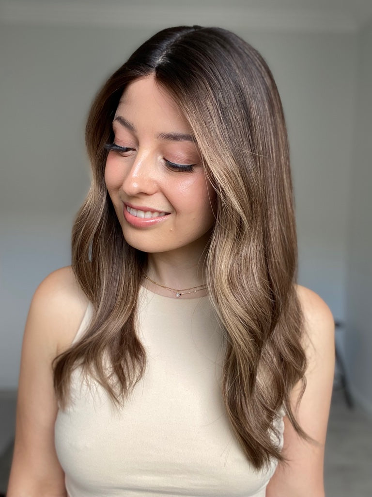 Dimensional Balayage Brunette // Game Changer Wig // 20 Inches // M Cap