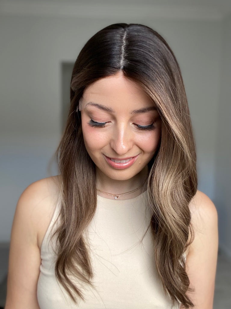 Dimensional Balayage Brunette // Game Changer Wig // 20 Inches // M Cap