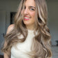 Balayage of The Blessed One (Pre-Cut) 8x8 22-24" Topper