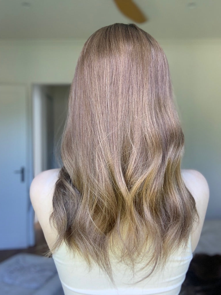 Balayage of Dreaming in Bronze 8x8 16-18