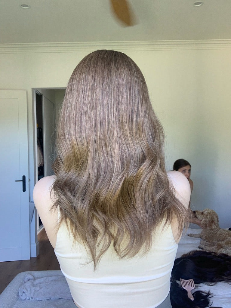 Balayage of Dreaming in Bronze 9x9 16-18