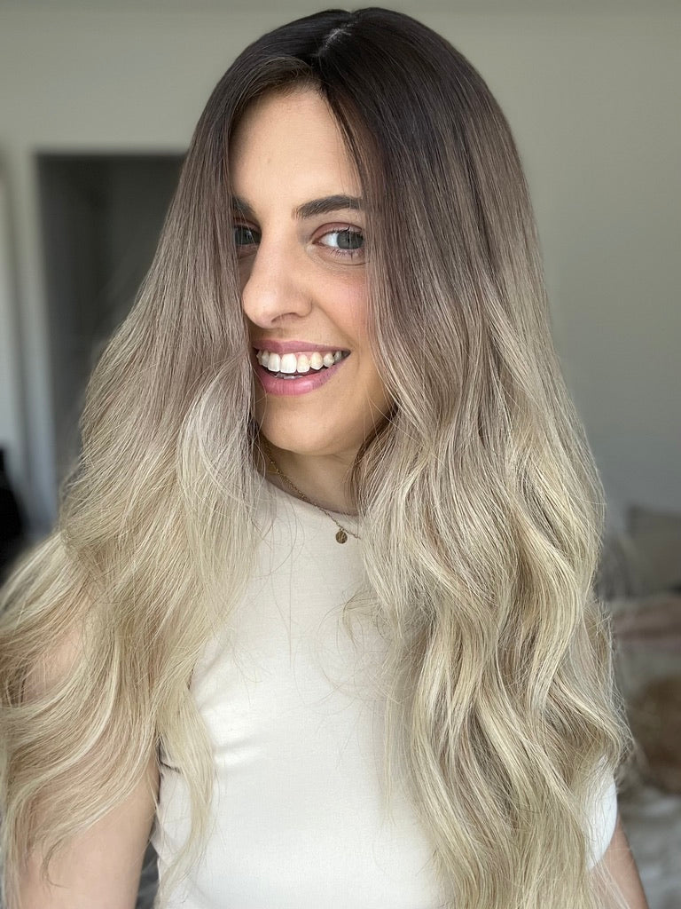 Balayage of You Can't Sit With Us (Pre-Cut) 8x8 20-22