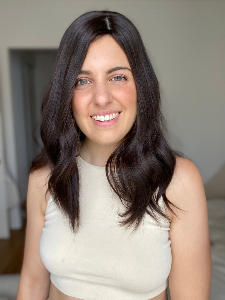 Natural Darkest Brunette 8x8 17