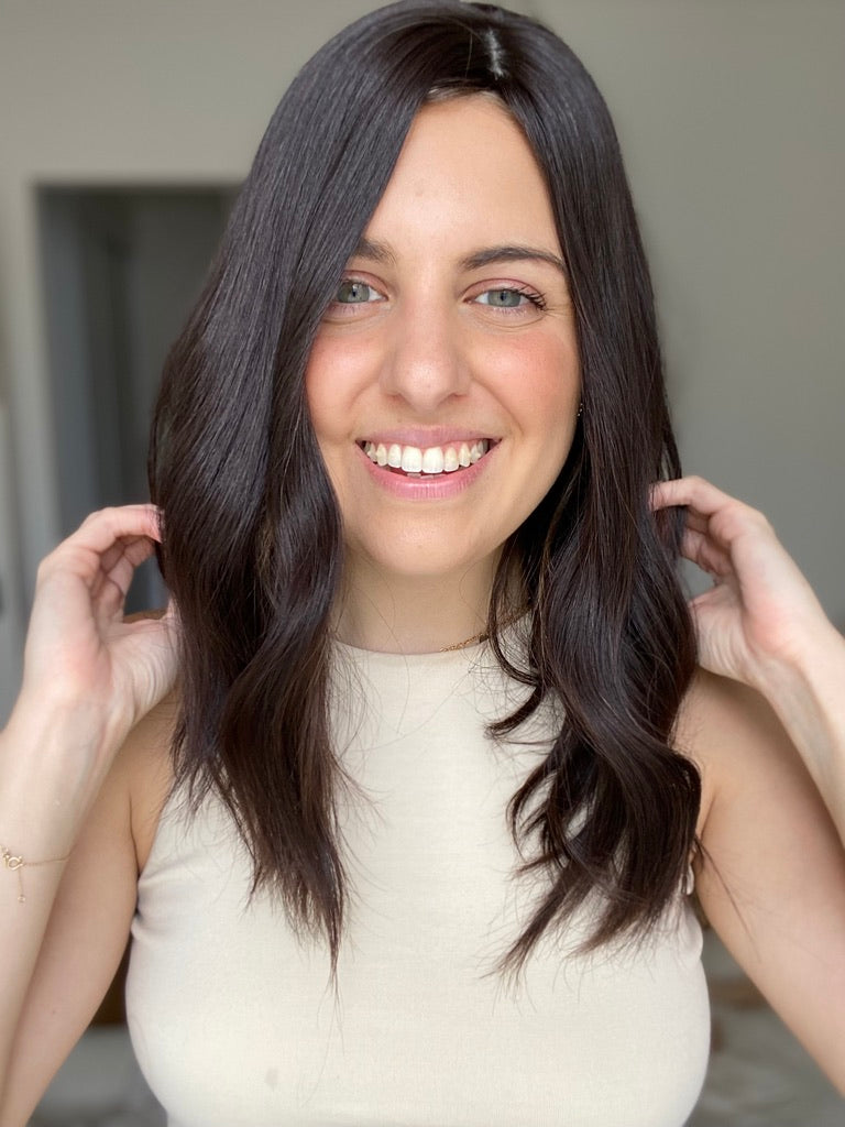 Natural Darkest Brunette 8x8 17
