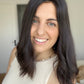 Natural Darkest Brunette 9x9 15" Topper