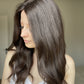 PRE-ORDER Natural Darkest Brunette // Lace-Front Essentials Wigs // 20-22 inches