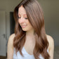 Warm Brunette Balayage // Game Changer Wig // 20-22 inches // S Cap